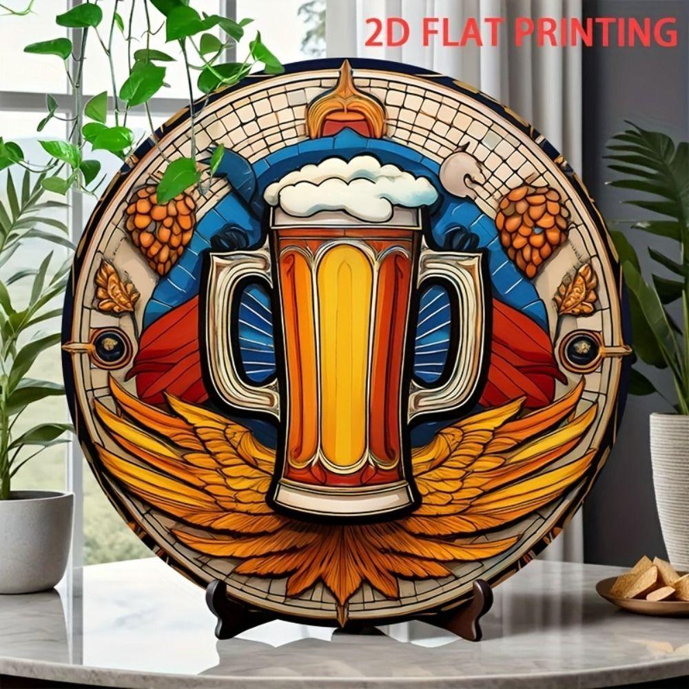 Металлическая табличка пиво Декор стены 20x30см