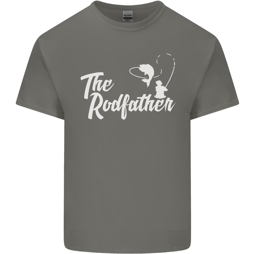 The Rodfather Funny Fishing Rod Father Unisexs Light Cotton TShirt