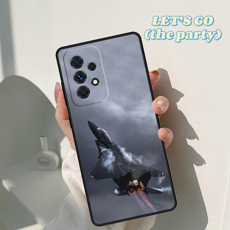 Чехол для телефона с изображением реактивного самолета Для Samsung Galaxy A42 A31 A40 A51 A71 A32 A80 A91 A52 A72 A73 A20e A21S A50 A70 A11 A12