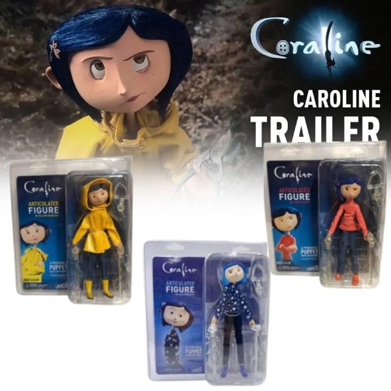 Coraline Raincoat 7 Inch Figure Beautifully Realistic Ultra Poseable Doll