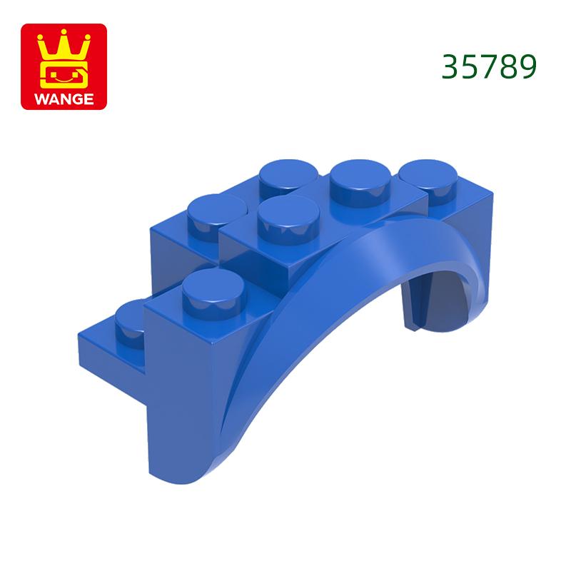 Нетоксичный 45 шт./лот 35789 Брызговик колесной арки 2 x 4 x 2 Кубик Цветные аксессуары Moc Совместимы с Кирпичами DIY Детская игрушка Деталь для сборки