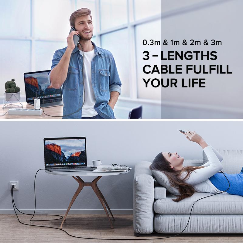 QOOVI Кабель USB C к USB Type C, 100 Вт, PD Quick Charge 4,0, быстрая зарядка для Xiaomi Mi11, Samsung, Macbook, iPad, шнур для зарядного устройства USB-C
