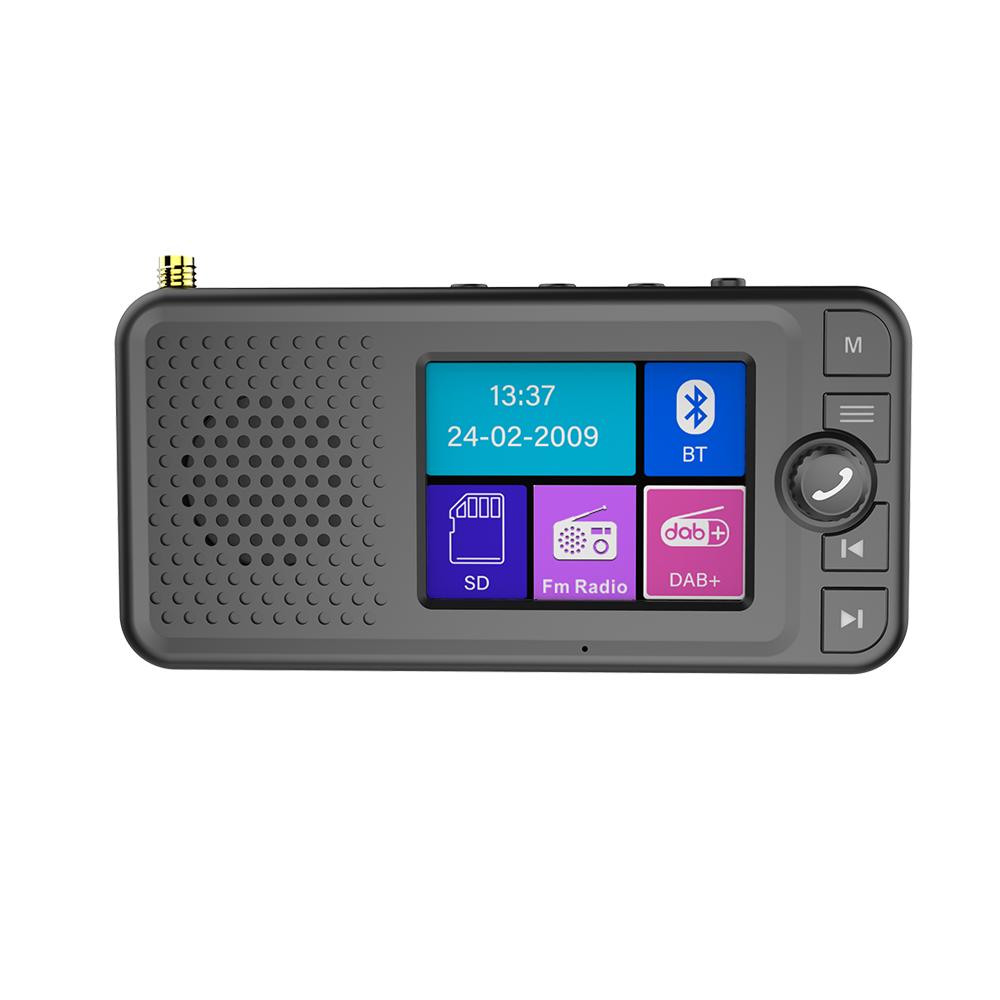2.4-inch Color LCD DAB/DAB+ Radio Receiver Bluetooth-compatible MP3 Player FM Car Digital Signal Broadcasting For European Cars