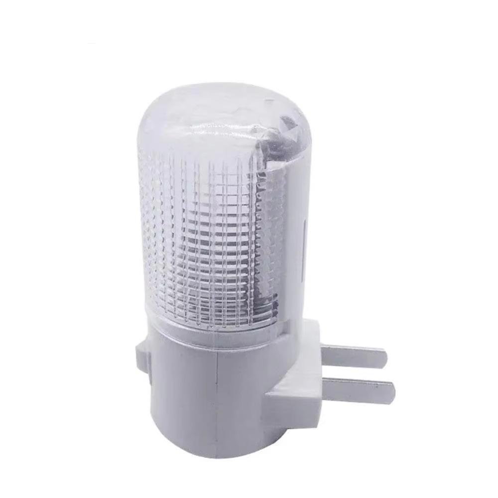 3W Plug-in Night Light with Switch Energy-saving European Standard Night Light White LED Soft Glow Cylindrical Night Light