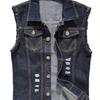 E 95427 Casual Slim Fit Denim Vest Slim Fit Denim Vest
