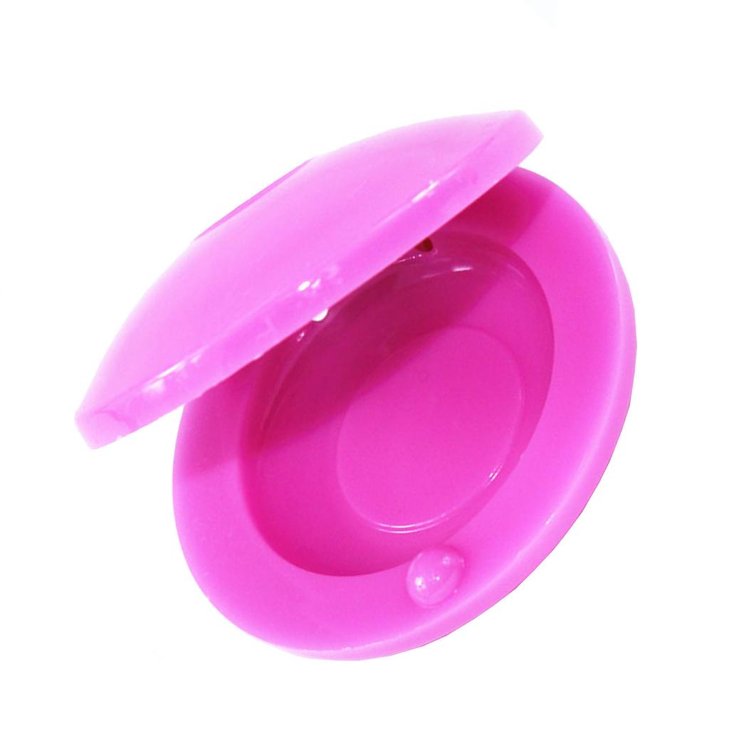 Children Finger Castanet Plastic Castanet Musical Instrument Rhythm Educational Toy for Kids Pink