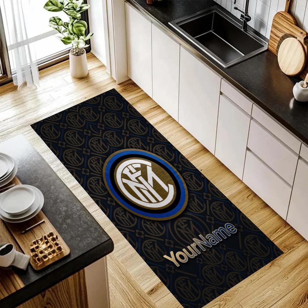Inter Milan Customize Your Name Kitchen Rug Runner Rug Laundry Mat Hallway Entryway The Best Gift Choice