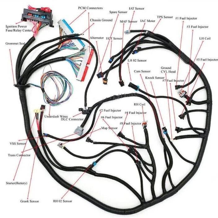 DBC LS1 4.8/5.3/6.0L T56 Non-Electric Transmission Standalone Harness Modification