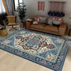 Home Persian Style Area Rug High Abstract Flower Art Carpets for Living Room Bedroom Anti-Slip Floor Mat Kitchen Tapetes De Sala