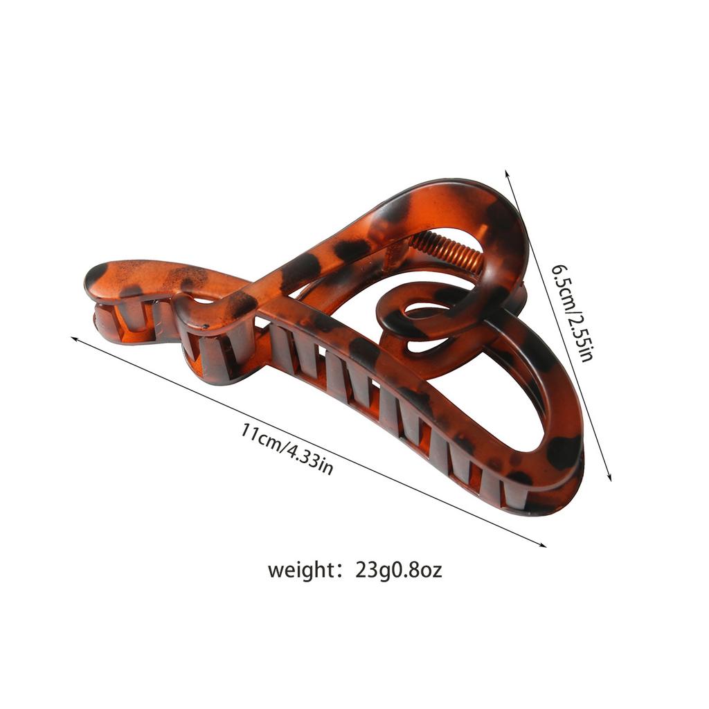 Frosted Love Clip Letter Hairpin Fashionable High-end Niche Hair Shark Clip Hair Accessories