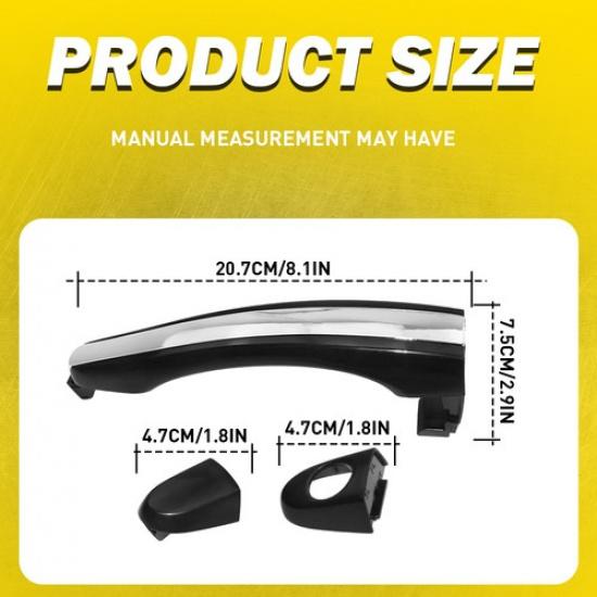 Exterior Outer 2X Door Ouside For Handle Hyundai Azera Front 2006-2011 LH&RH