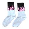 Носки Flame мужские с принтом из хлопка Crew мужские чулки Sloth Winter Hip Hop Cool Skateboard Socks