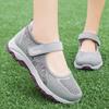 Women's Shoes Spring Women's 2025 New Casual Single Shoes Women's Shoes Breathable Velcro Middle-aged and Elderly Mother Shoes