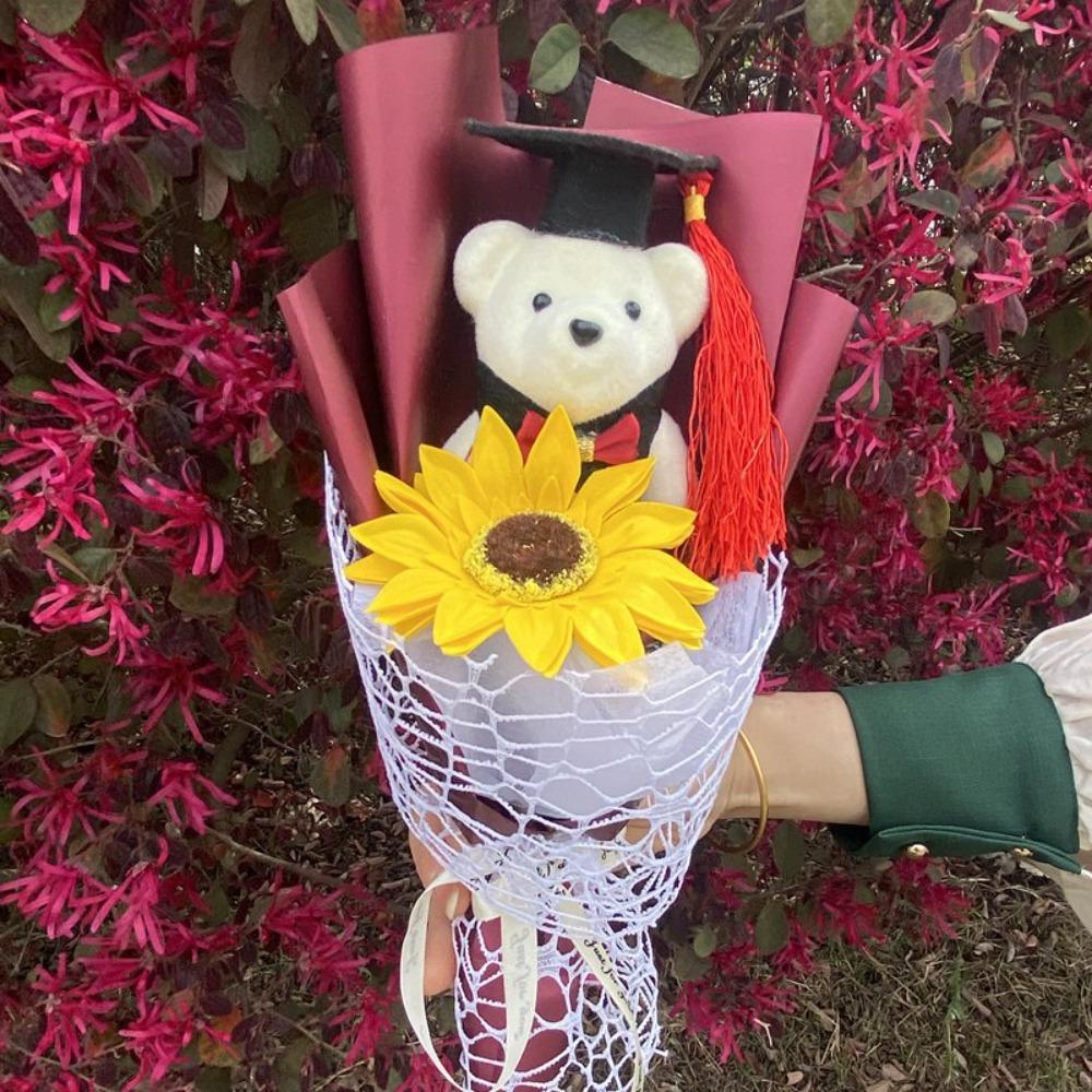 Plush Toy Animal Bouquet Bouquet Decoration Cartoon Lovely Bear New Bear Bouquet