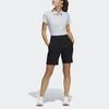 adidas Однотонные шорты с боковыми карманами, простые, с прямым кроем, женские, черные HA3410