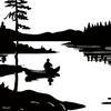 Настенное искусство для гостиной, Круглая сцена природы, Железное искусство, Металлический декор с изображением лесного озера и лодок, Всепогодные садовые украшения, Сельский фоновый орнамент