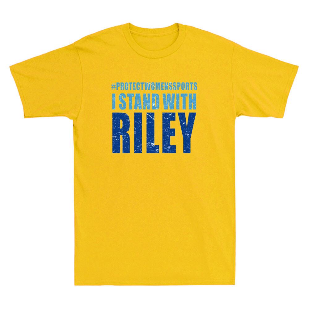 I Stand With Riley Gaines Protect Unisex Sports Funny Saying Retro Unisex Tshirt