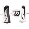 Car Pedal Cover for BMW 5 Series F10 F11 523i 528i 530i 535i 550i 2011 - 2017 LHD Gas Brake Clutch Rest Pedals Pad Accessories