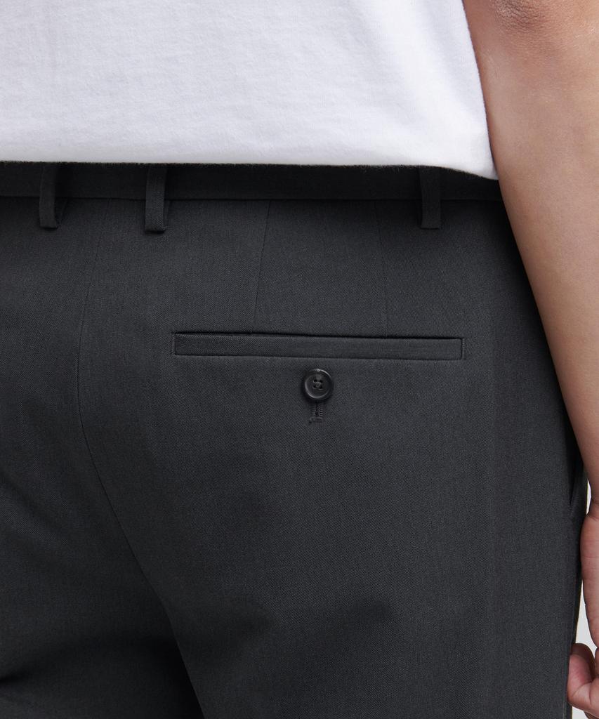 MUSINSA STANDARD Tapered Hidden Elastic Waist Length Slacks [Gray]
