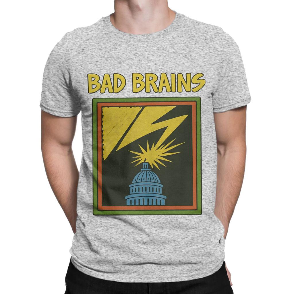 Bad Brains Punk Art Novelty 100 Cotton TShirt Bad Brains Tops Tees For Unisex