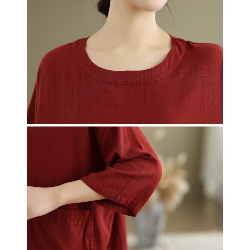 Dimanaf Плюс Размер 2025 Летние Брючные Костюмы Женские Однотонные Комплекты Костюмы Свободные Рубашки Длинные Шаровары Повседневная Одежда