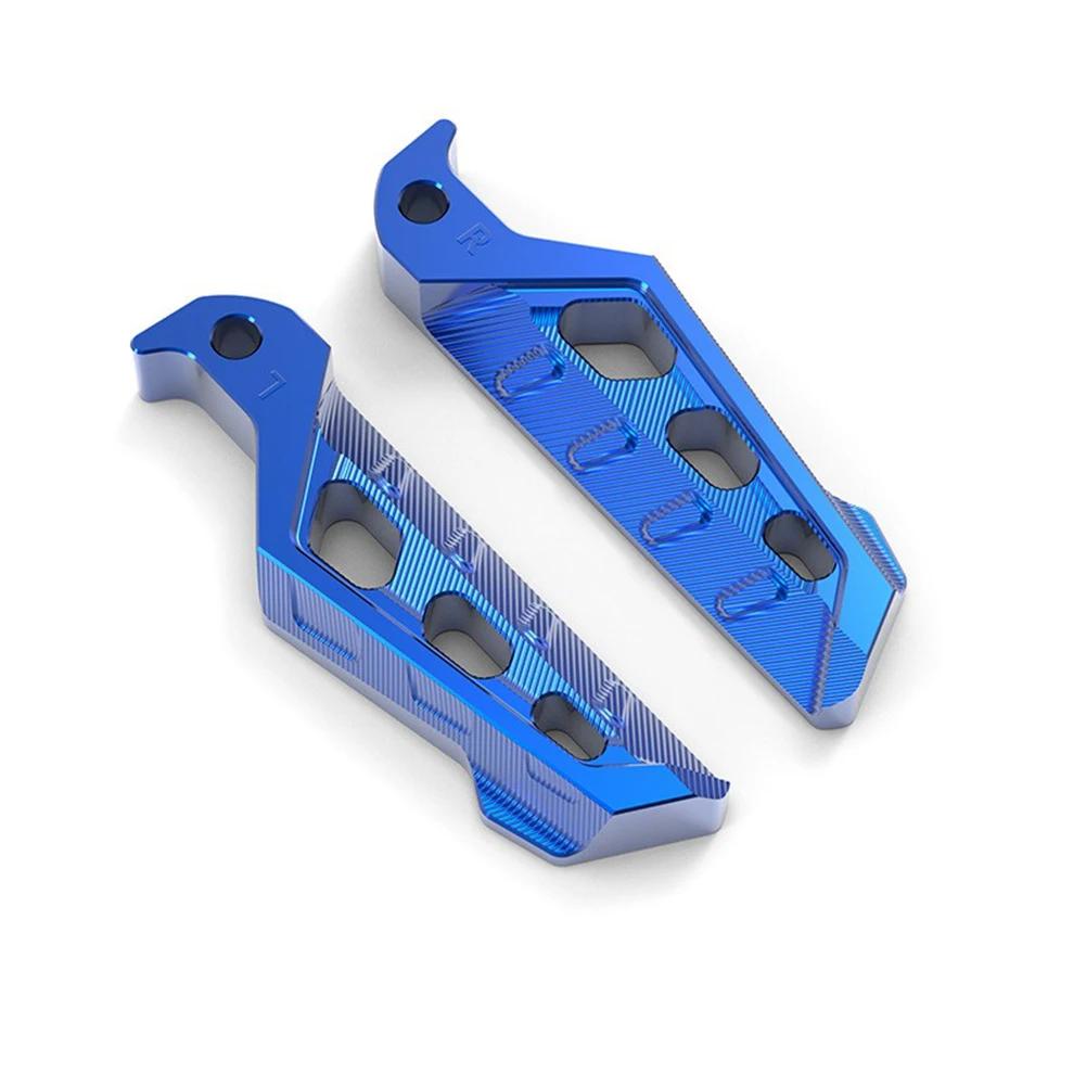 1Pair Motorcycle Aluminum Footrests Rear Foot Pegs Rear Pedals Accessories For NMAX155/XMAX300/NVX155/AERO R1/R3/MTO3