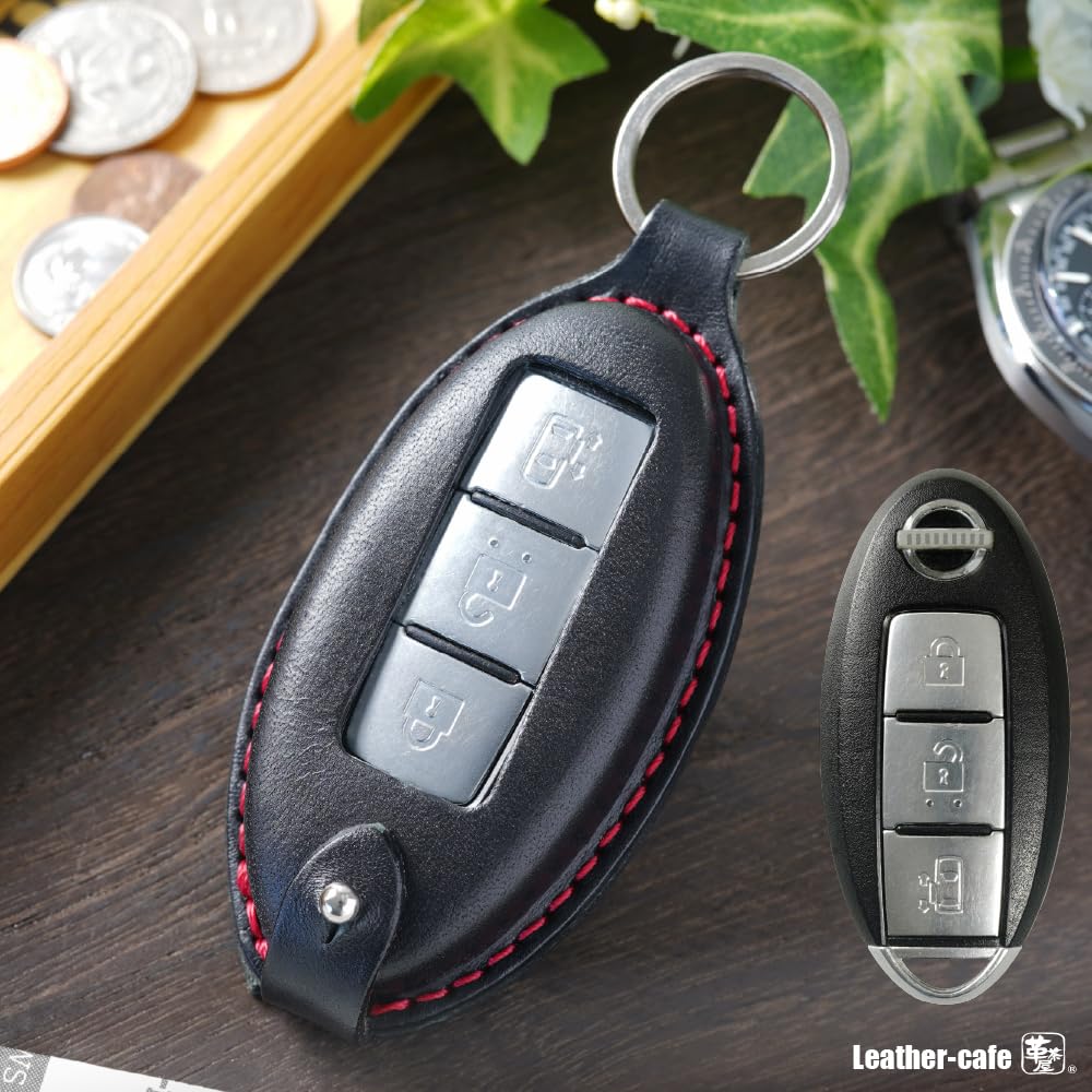 [Кожа Чая] Чехол для смарт-ключа Nissan, X-Trail Notebook, Juke Kicks GTR Fugue Fairlady Z