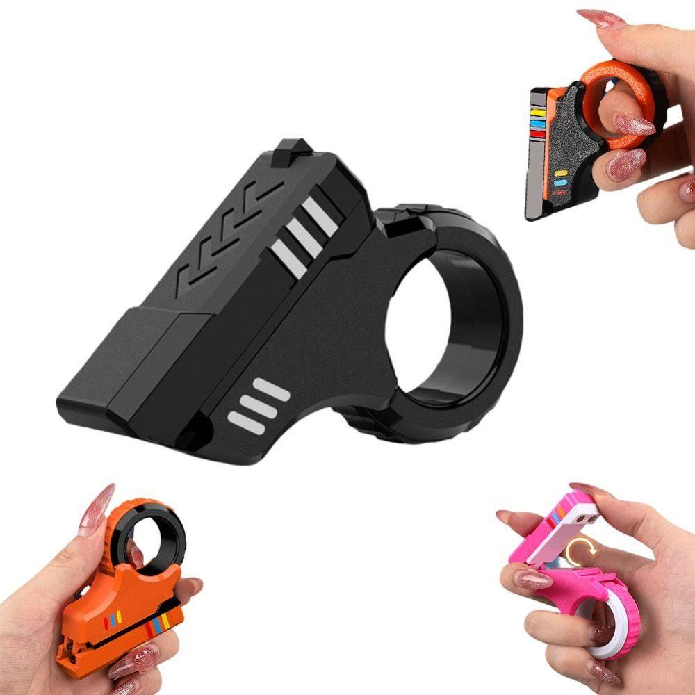 Soothing Rotary Finger Sliders 3D Printed Fidget Ring Toys Portable Spinner Toys  Adult Kids