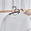 41см Бесшовная Изогнутая Нескользящая Широкоплечая Взрослая Вешалка для Рубашек - Пластик, Утолщенная Конструкция