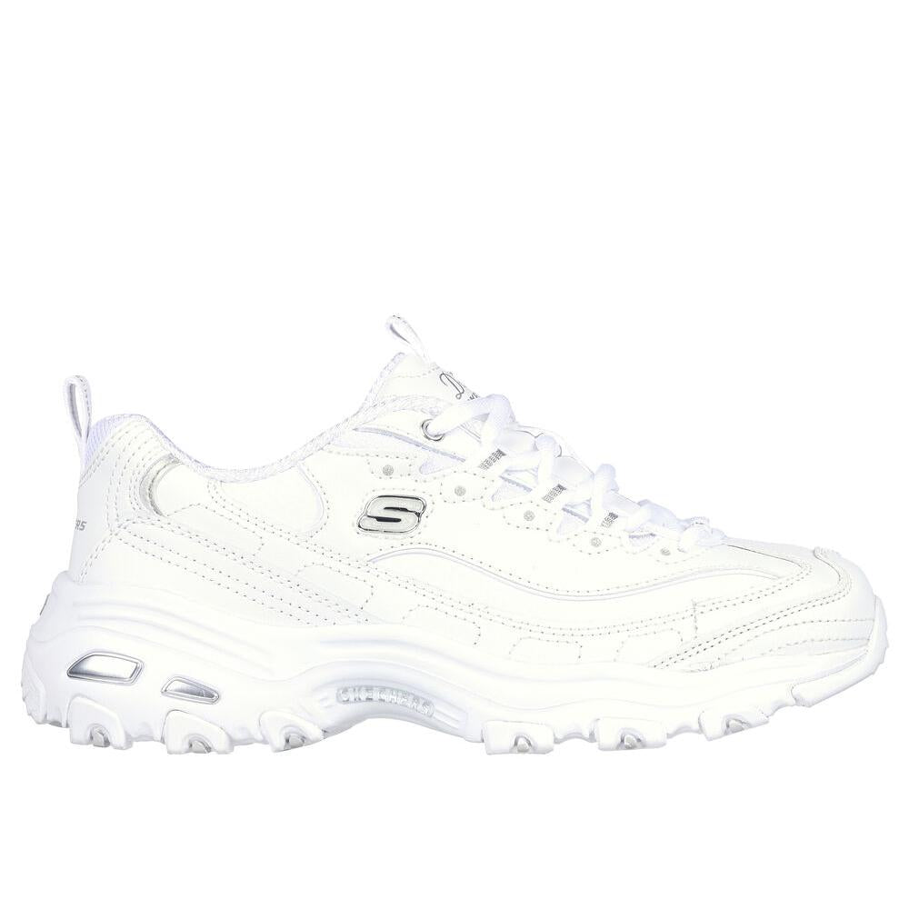Кроссовки Skechers белые / серебристые Dlites Fresh Start