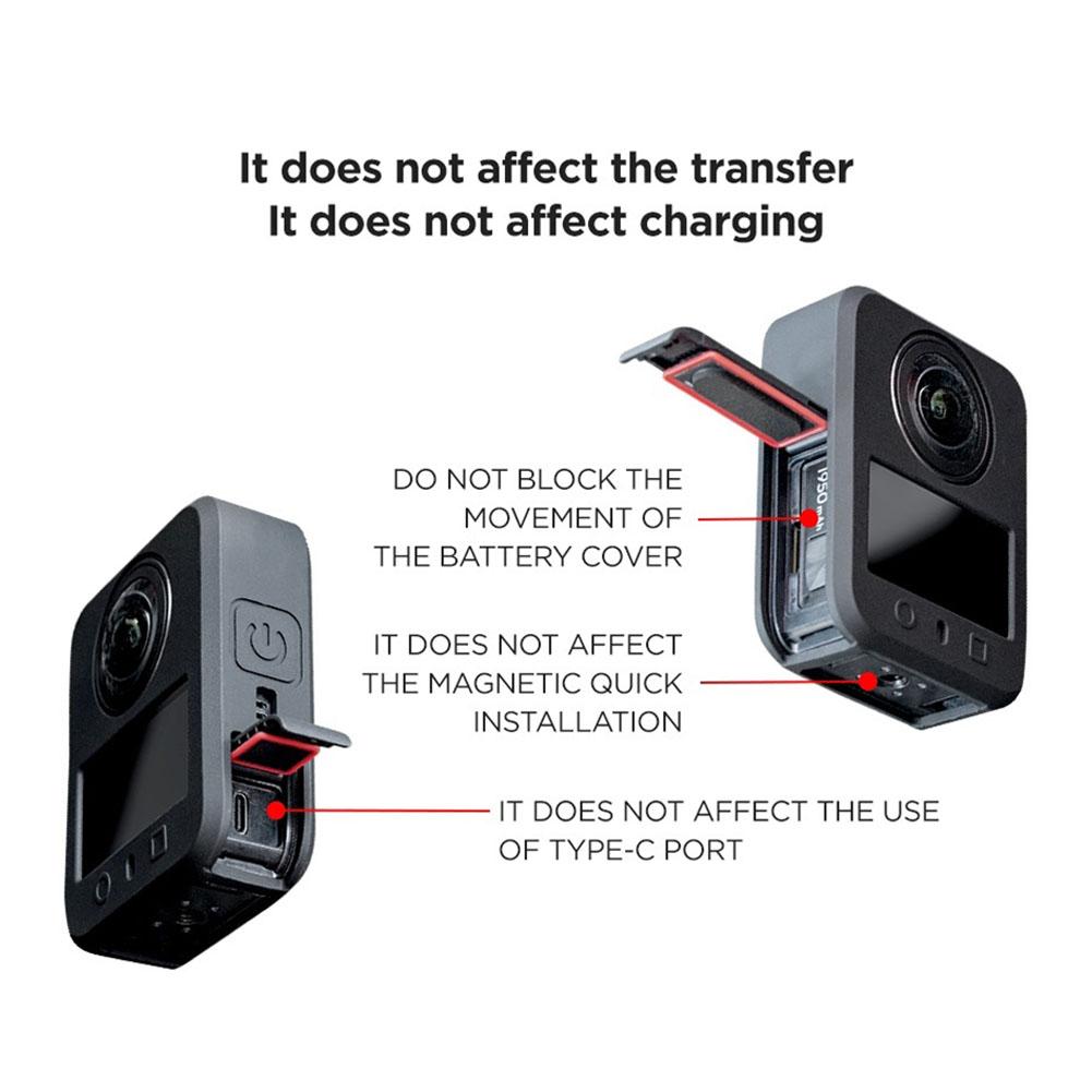 For DJI Osmo 360 Camera Accessories Body Silicone Case Drop-Resistant And Wear-Resistant Washable Sports Camera Protective Cover