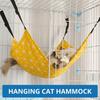 Hanging Cat Hammock Double-sided Cat Bed Cartoon Pet Cage Nest  Pet Cage