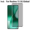 For Realme 15 5G Global Glass IMAK 3D Curved Privacy Tempered Glass Full Screen Coverage Film