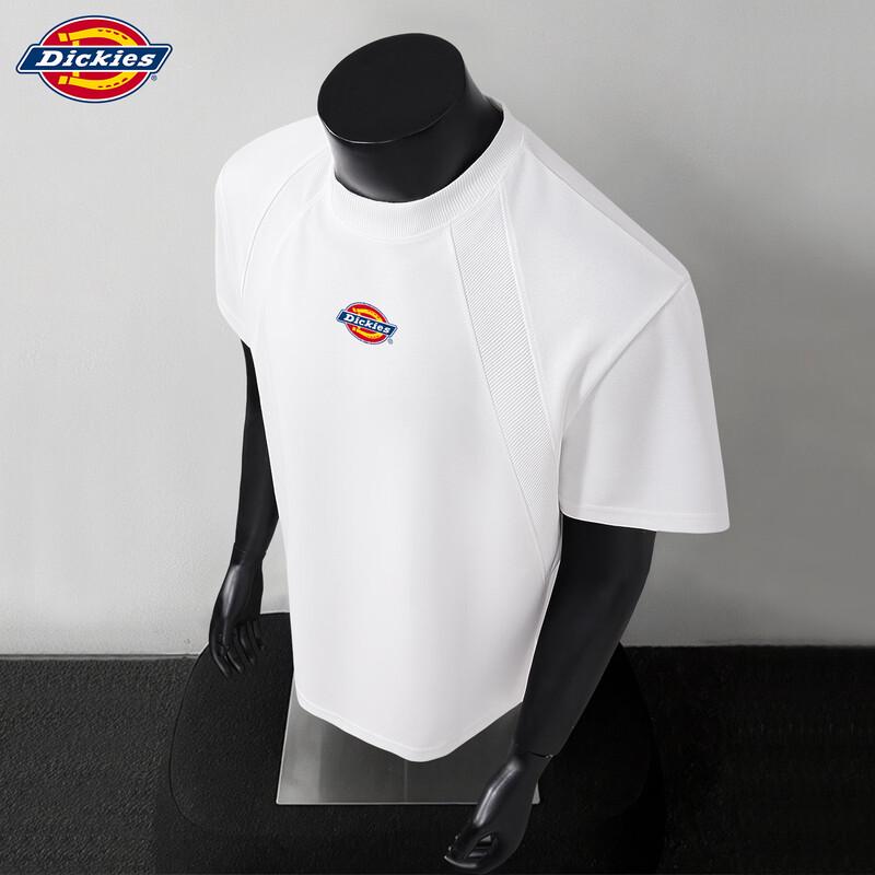 Мужская футболка Dickies свободного кроя, деконструированная, пэчворк