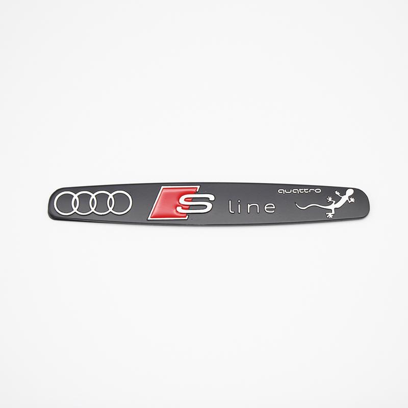 Solid Alloy Fender Boot Identity Armor Plate For tt Sline Sport 8V 8P A3 B9 B7 A4 A5 Q3 Q5 A6 Q7 8L Auto Tuning Accessory