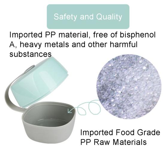Двухцветный портативный детский сосок-колыбель для соски, держатель, коробка для хранения