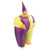 Inflatable Clown Costume for Adults Polyester Blow Up Funny Joker Costume Suit for Holiday Cosplay Parties