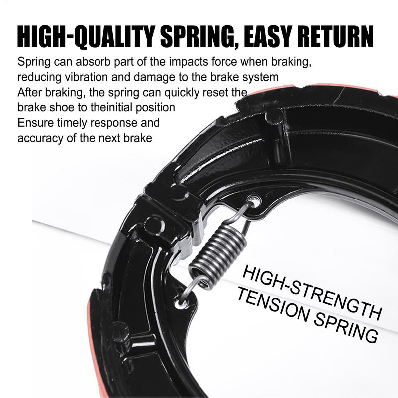 For  Power-assisted 48/JH70 Motorcycle Front Wheels Rear Drum Brake Shoe Bikes Rear Drum Brake Cover Shoe Moped Parts Automotive