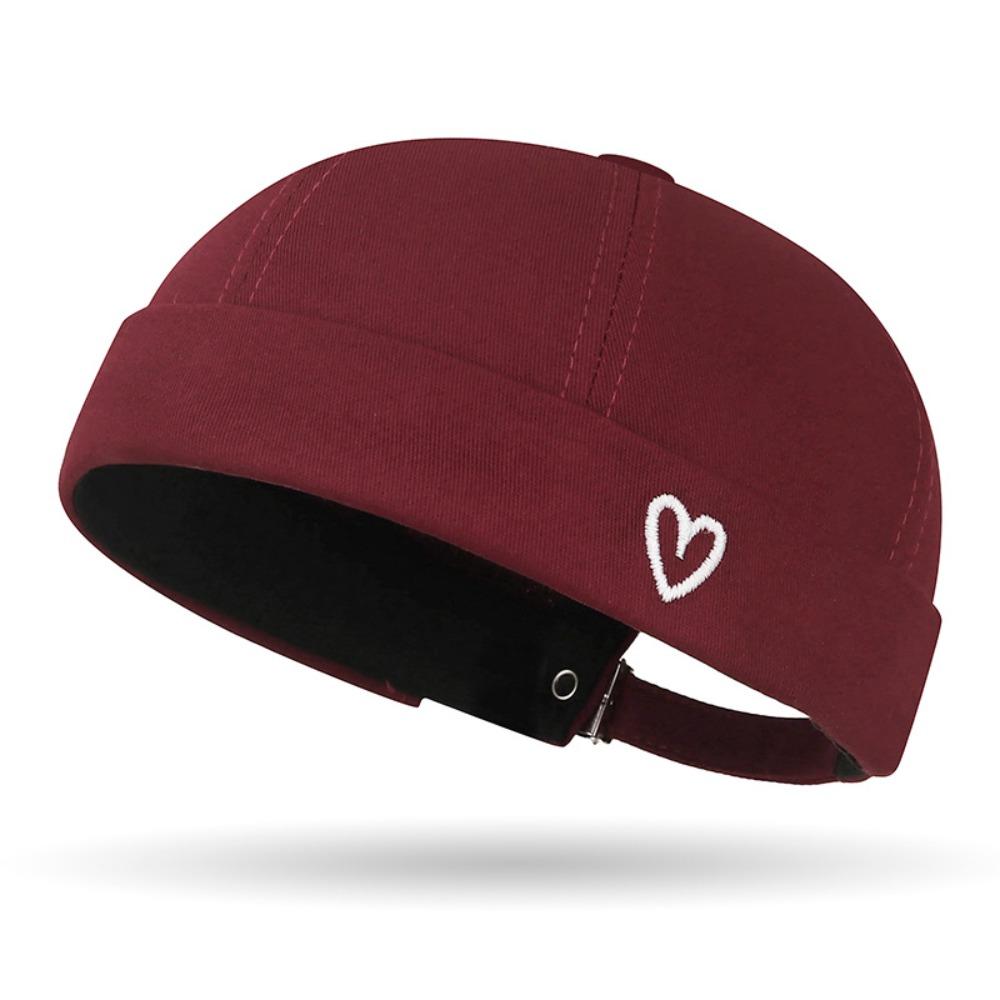 Adjustable Brimless Hat Without Brim Bucket Cap Fashion Men's Landlord Hat Streetwear