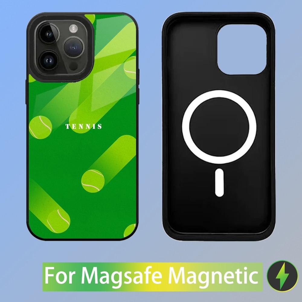 Tennis Ball Phone Case For iPhone 15,14,13,12,11,Plus,Pro,Max Mini Magsafe Magnetic Wireless Charging