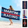 Полотенце с логотипом Martini Микрофибра Пляжное полотенце Впитывающее Быстросохнущее Мягкое для Йоги Плавание Курорт Альпинизм