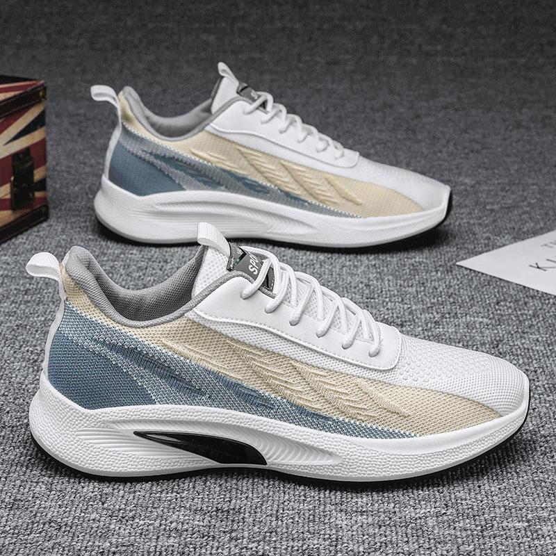 Новые модные мужские спортивные кроссовки на шнуровке, мужские повседневные кроссовки для бега в спортзале, мужские кроссовки 2024 года, спортивная обувь