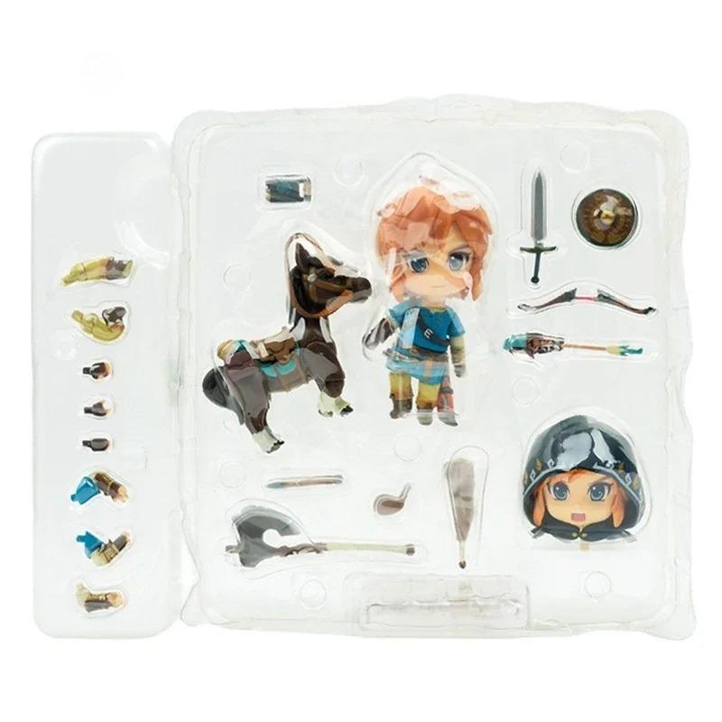 1212 DX The Legend of Zelda:Breath Wild Zelda Action Figure 733 Link Anime Model Doll Toy PVC Cute Poseable Gift China Version