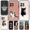 Забавный чехол с изображением кота для OnePlus 10 Pro 8 9 11 8T 9R 9RT 10T OnePlus Nord 2T 2 CE 3 Lite N30 N20 N10