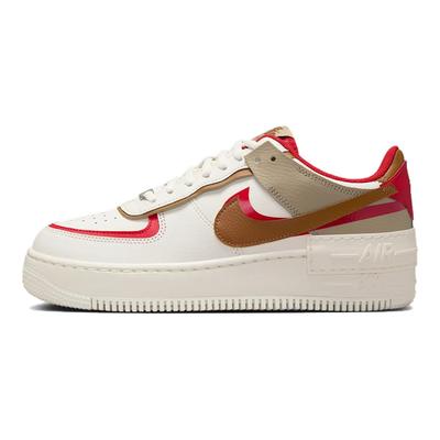 Женские кроссовки Air Force 1 Low Shadow Phantom Fire Red Khaki HQ3400-030