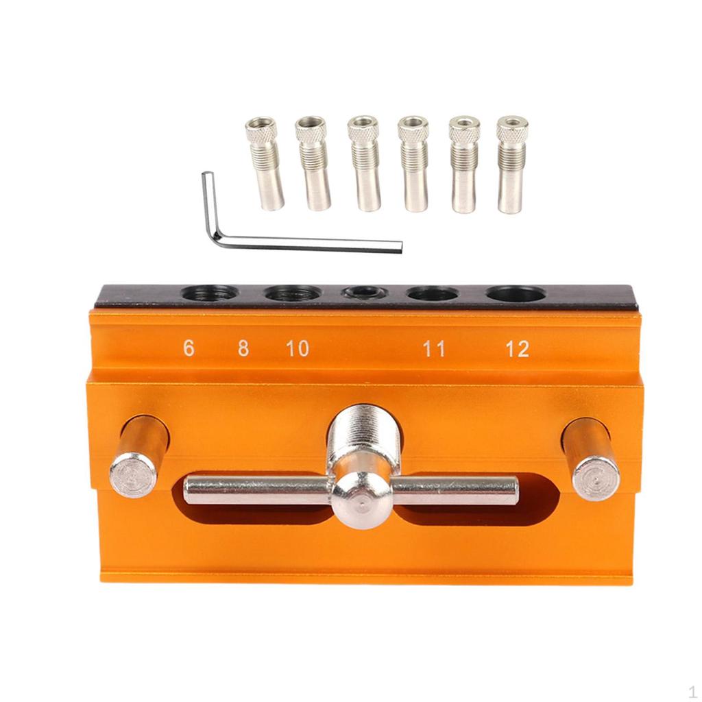 Adjustable Doweling Jig Kit with Guide Bushings