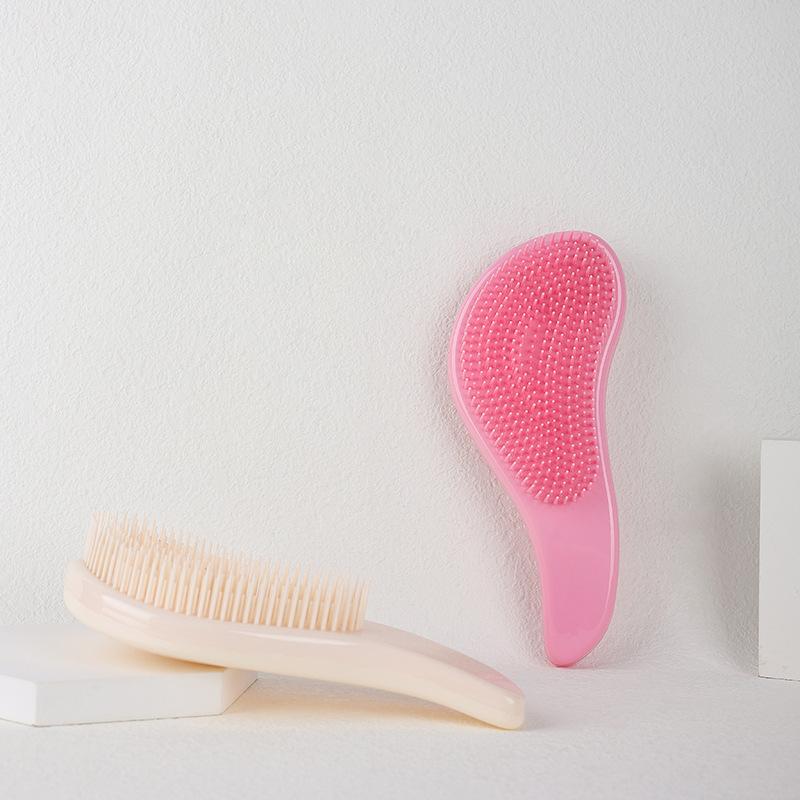1pc Magic Handle Detangle Comb Anti Static Mini Massage Hair Brush Long Wet Shower Massage Hairbrush Salon Hair Styling Tools