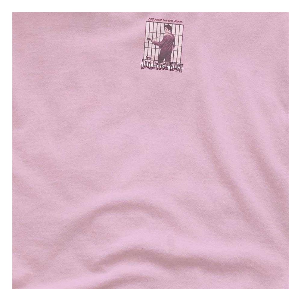 Elvis Presley Unisex Adult Cell Block Rock T-Shirt
