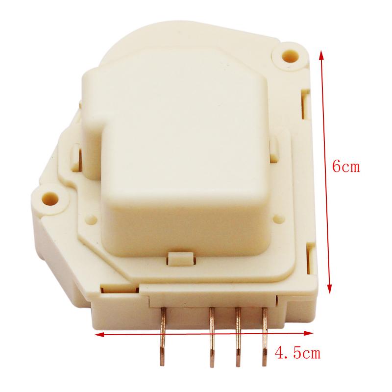 BEHAIVAN 100-120V Refrigerator Defrost Timer High Reliability and Energy Saving 6 Hours Parts Electric Appliance Accessories 2