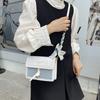 Популярная свежая и сладкая маленькая квадратная сумка женская осенняя модная трендовая женская сумка иностранный стиль на плечо через плечо женская сумка